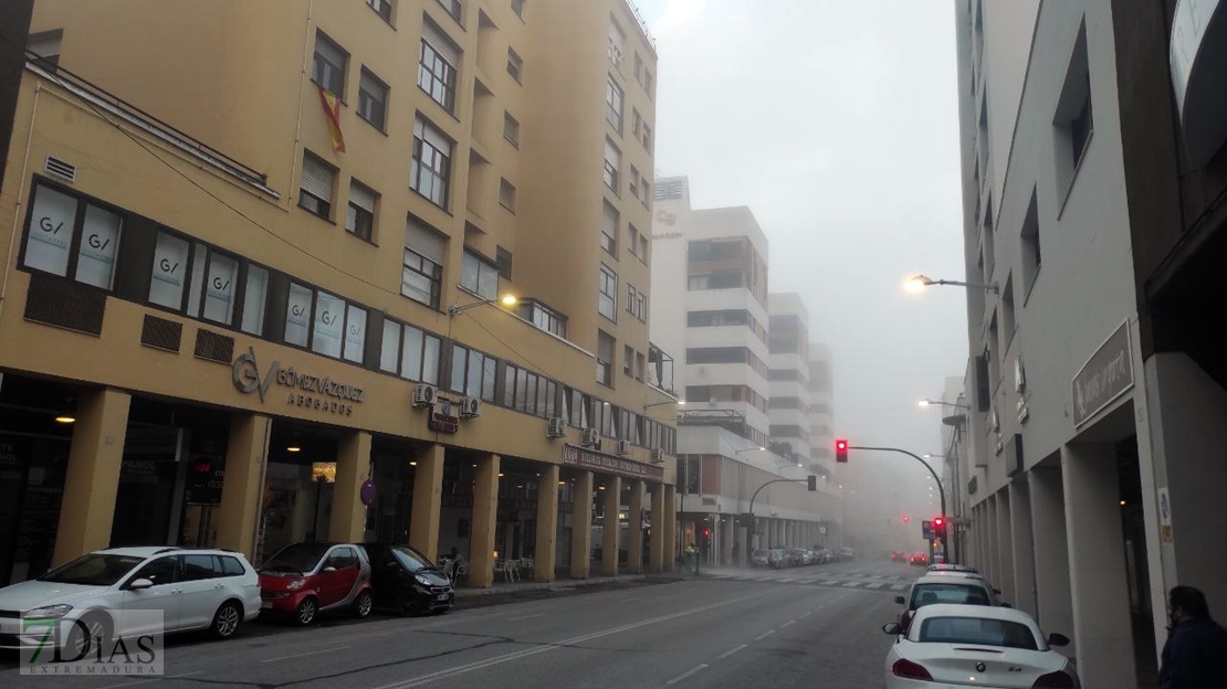 Vuelven las tradicionales nieblas otoñales a Badajoz