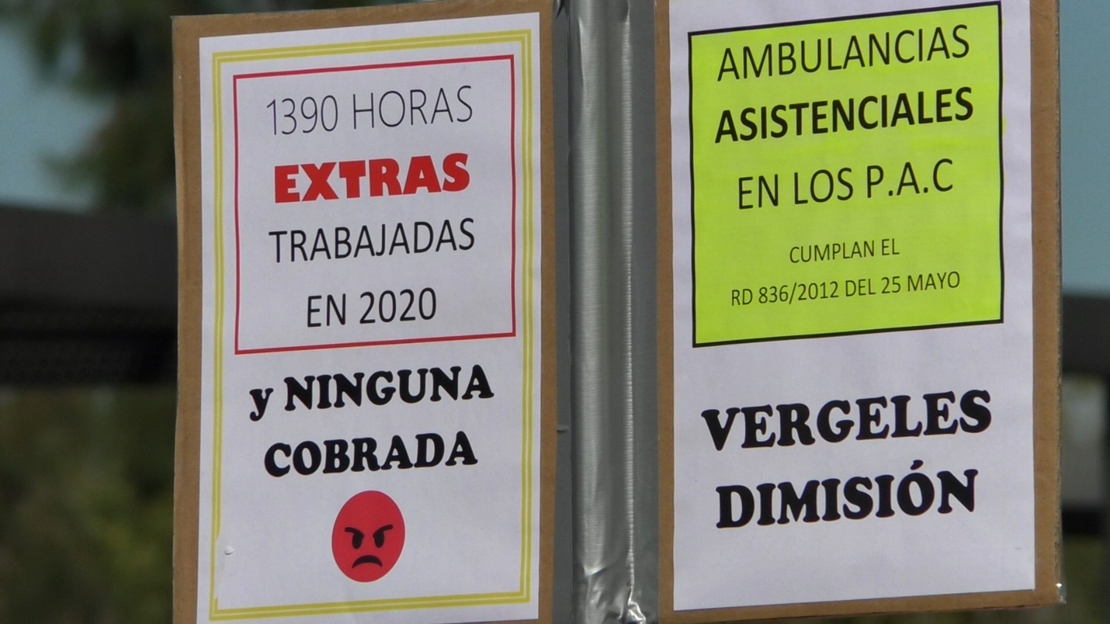 Manifestación: “No vamos a permitir que Vara y Vergeles dejen a los pueblos sin ambulancias”