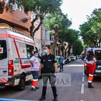 REPOR: Incendio de vivienda en la barriada de San Fernando (Badajoz)