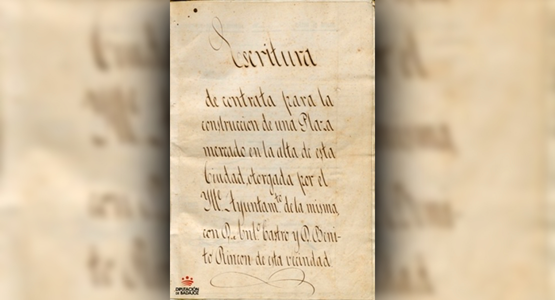 El documento que validaba la construcción de una plaza-mercado en la Plaza Alta en 1850