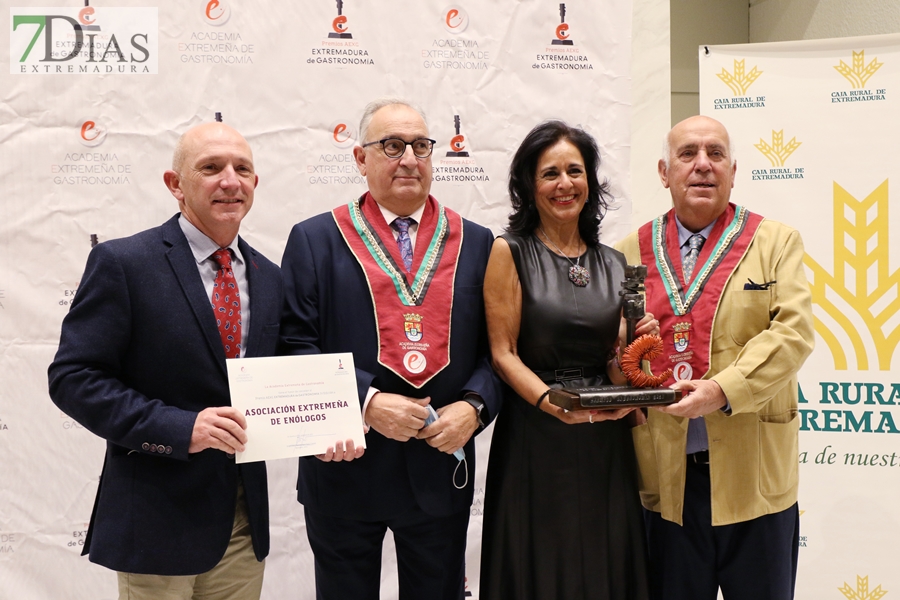 Entrega de premios de la Academia Extremeña de Gastronomía