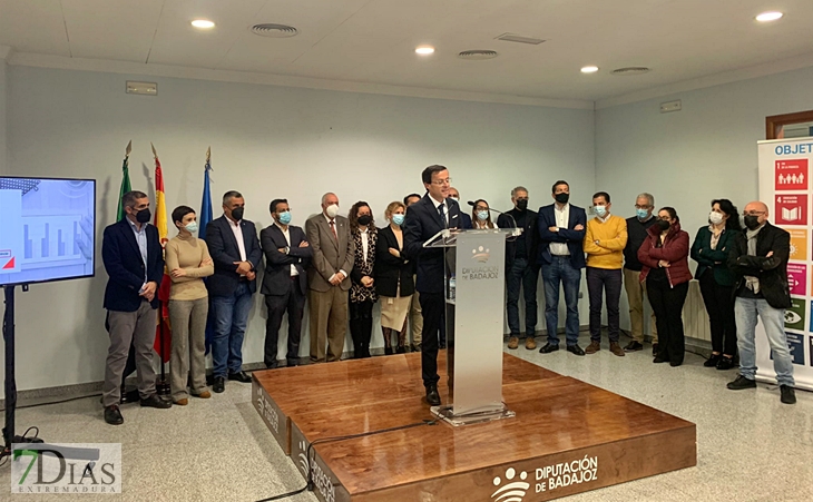 La Diputación de Badajoz presenta los presupuestos para 2022 en Alange