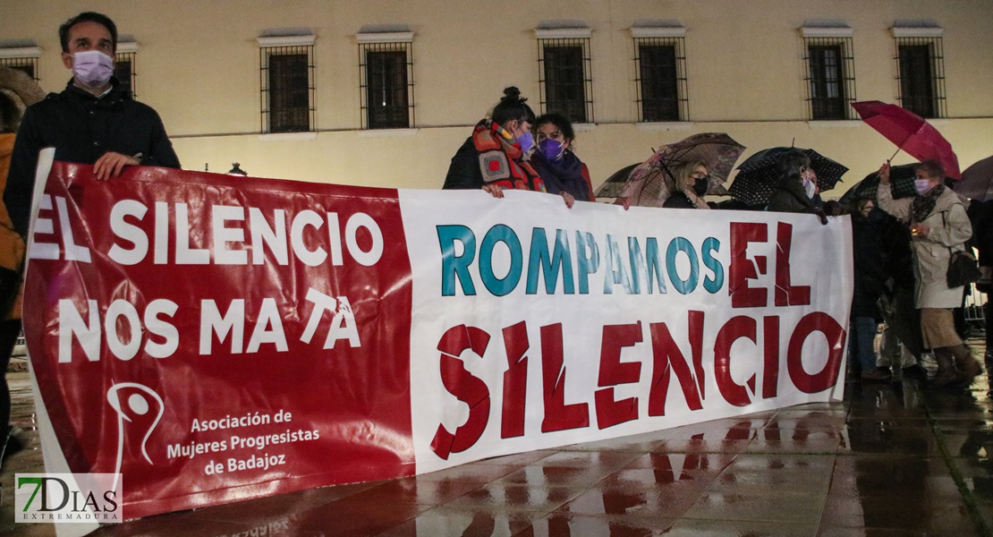 25-N: Imágenes de la manifestación de Badajoz