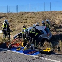 Un fallecido en una colisión frontal entre un camión y un turismo (MA)