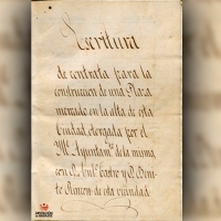 El documento que validaba la construcción de una plaza-mercado en la Plaza Alta en 1850