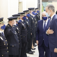 El Rey Felipe VI se reúne por primera vez con la Junta de Gobierno de la Policía Nacional