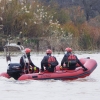 Imágenes del amplio dispositivo que busca a Pablo en el río Guadiana y sus inmediaciones