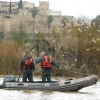 Imágenes del amplio dispositivo que busca a Pablo en el río Guadiana y sus inmediaciones