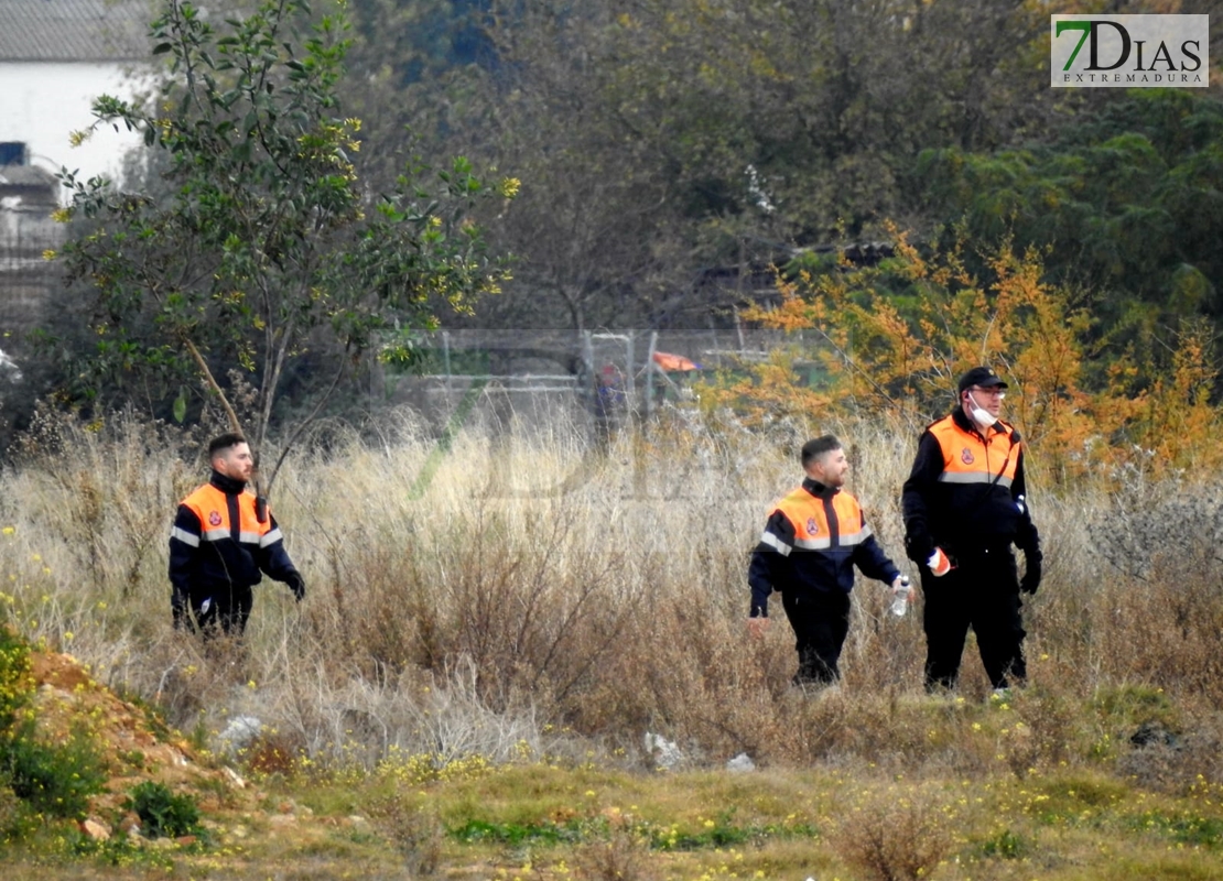 Imágenes del amplio dispositivo que busca a Pablo en el río Guadiana y sus inmediaciones