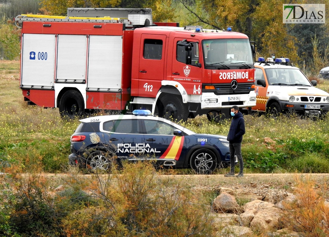 Imágenes del amplio dispositivo que busca a Pablo en el río Guadiana y sus inmediaciones