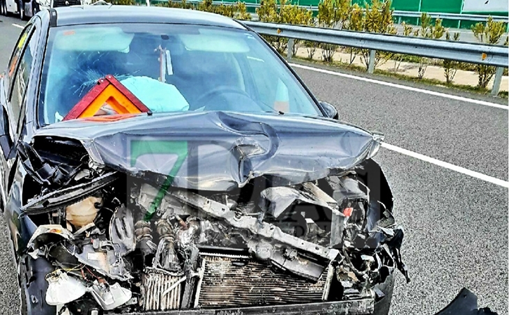 Accidente de tráfico en la EX-A1