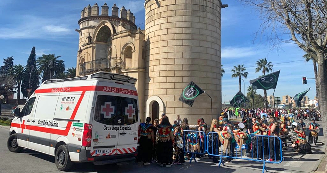 Cruz Roja despliega un operativo especial con motivo del Carnaval de Badajoz