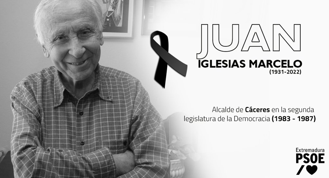 Habilitado un libro de condolencias por el fallecimiento del ex alcalde de Cáceres