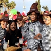 Gran ambiente en las calles de Badajoz para celebrar el regreso del Carnaval