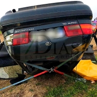 Un joven herido de gravedad en un accidente en la provincia de Badajoz