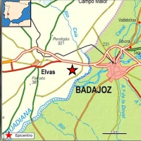 Terremoto entre Elvas y Badajoz