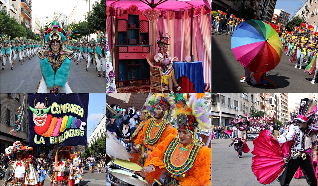 Imágenes del Gran Desfile de Comparsas del Carnaval de Badajoz (I)