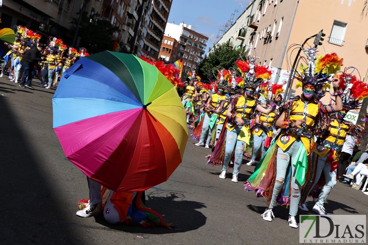 Imágenes del Gran Desfile de Comparsas del Carnaval de Badajoz