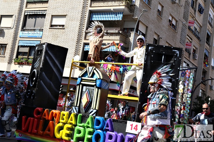 Imágenes del Gran Desfile de Comparsas del Carnaval de Badajoz