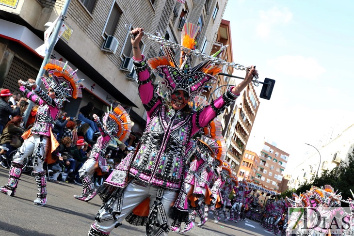 Imágenes del Gran Desfile de Comparsas del Carnaval de Badajoz