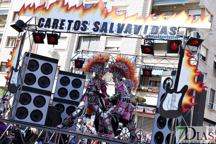 Imágenes del Gran Desfile de Comparsas del Carnaval de Badajoz