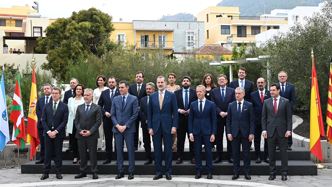 Acuerdos en la cumbre de las regiones españolas de La Palma