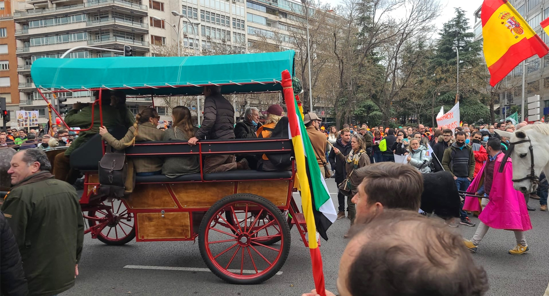 REPOR - Miles de extremeños se manifiestan en Madrid por el futuro del mundo rural