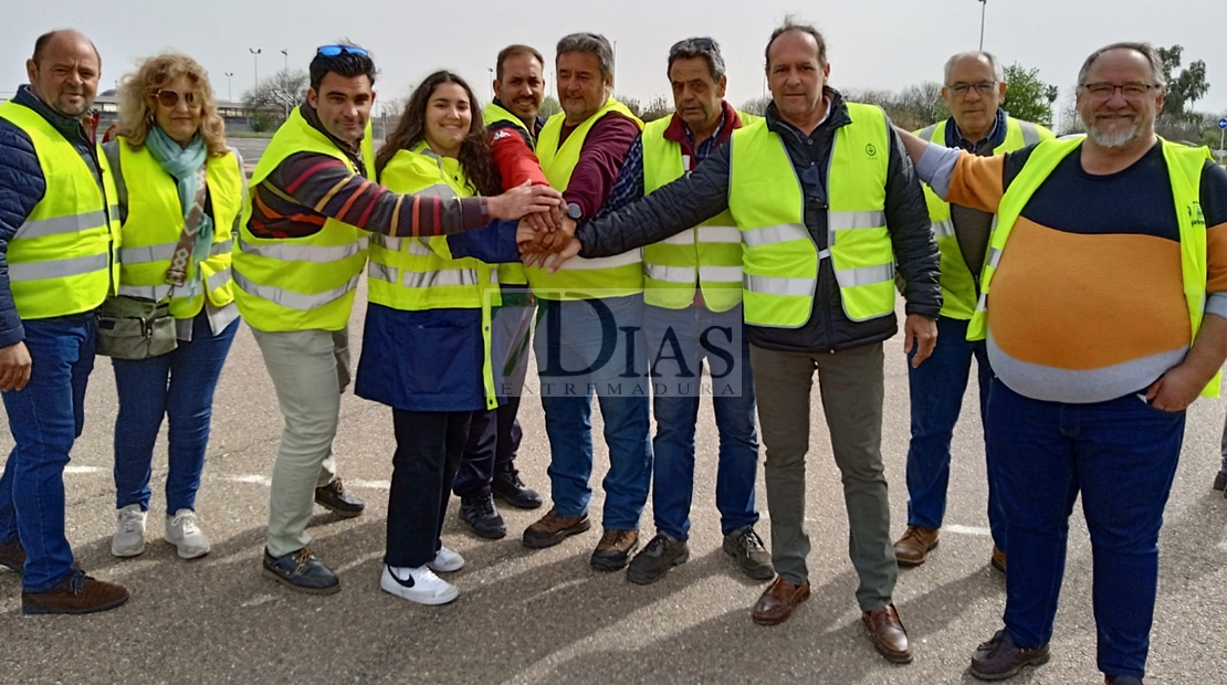 Gran concentración en Badajoz a favor de la dignidad de autónomos y empresarios