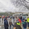 Cientos de transportistas toman las calles de Plasencia