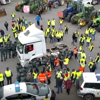 Piquete en la A-66 a su paso por Extremadura: No se descartan detenciones