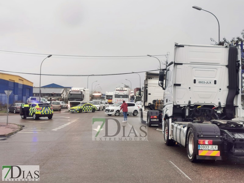 Cientos de transportistas toman las calles de Plasencia