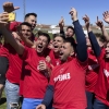 El Atlético Pueblonuevo celebra el ascenso