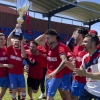 El Atlético Pueblonuevo celebra el ascenso