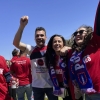 El Atlético Pueblonuevo celebra el ascenso