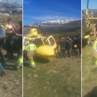 Amplio dispositivo para rescatar a un joven en el norte extremeño