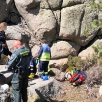 El joven rescatado en un paraje extremeño se golpeó contra una roca