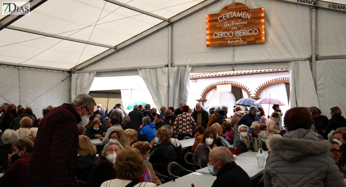 Queda inaugurado el 17º Certamen Gastronómico del Cerdo Ibérico de Barcarrota