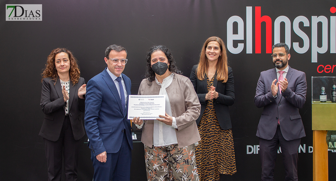 Entrega de premios de la V Edición de la Cata-Concurso de Aceites de Oliva Virgen Extra Provincia de Badajoz