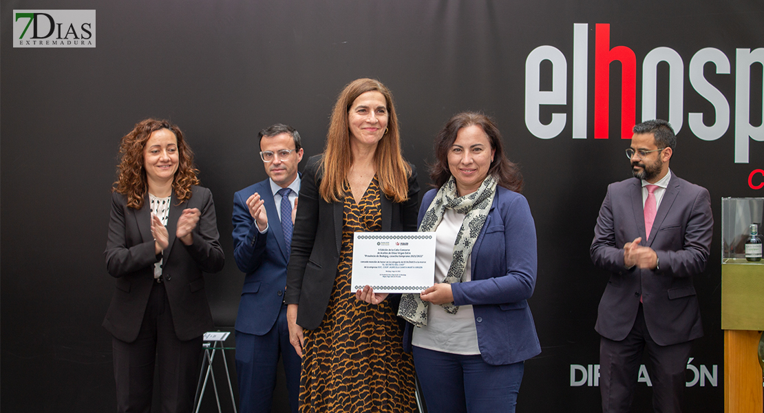 Entrega de premios de la V Edición de la Cata-Concurso de Aceites de Oliva Virgen Extra Provincia de Badajoz