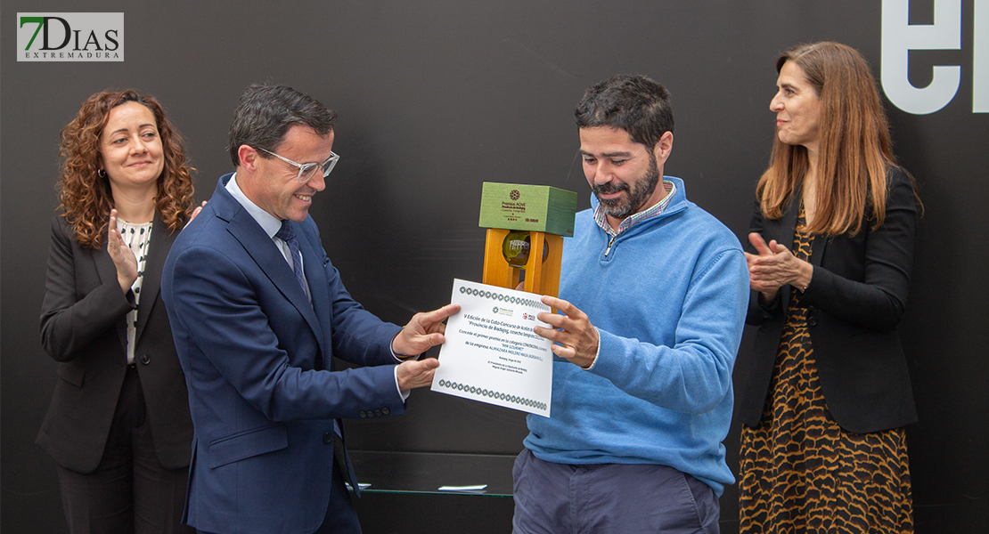 Entrega de premios de la V Edición de la Cata-Concurso de Aceites de Oliva Virgen Extra Provincia de Badajoz