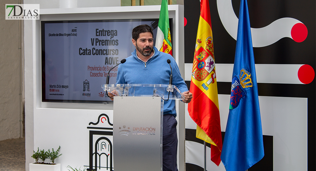 Entrega de premios de la V Edición de la Cata-Concurso de Aceites de Oliva Virgen Extra Provincia de Badajoz