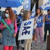 Manifestación de los sindicatos: &quot;A quien le importa el funcionario a quien le importa nuestro salario&quot;