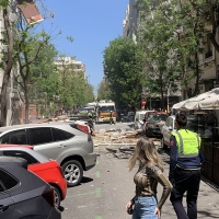 Dos fallecidos en la explosión de un edificio en el barrio de Salamanca (Madrid)