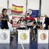 La extremeña Loida Zabala supera la barrera de los 100 kilos para proclamarse campeona de España