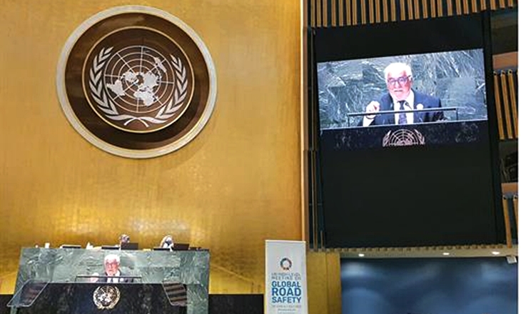 España participa en la reunión de Alto Nivel de Seguridad Vial de la ONU