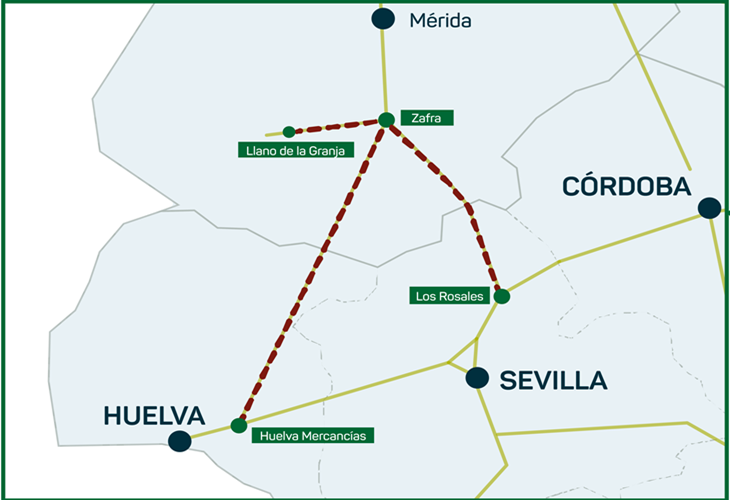 ADIF mejorará varios puentes de la línea férrea Zafra-Huelva