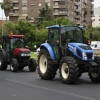 Imágenes de la tractorada del campo extremeño a su llegada a Badajoz