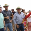 Imágenes de la tractorada del campo extremeño a su llegada a Badajoz