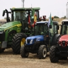 Imágenes de la tractorada del campo extremeño a su llegada a Badajoz