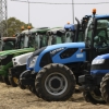 Imágenes de la tractorada del campo extremeño a su llegada a Badajoz